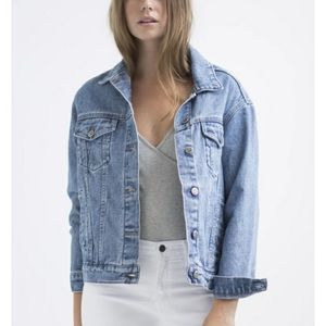 Yoga Jeans | Jude Boyfriend Vintage Wash 100% Cotton Jean Jacket Made in Canada
